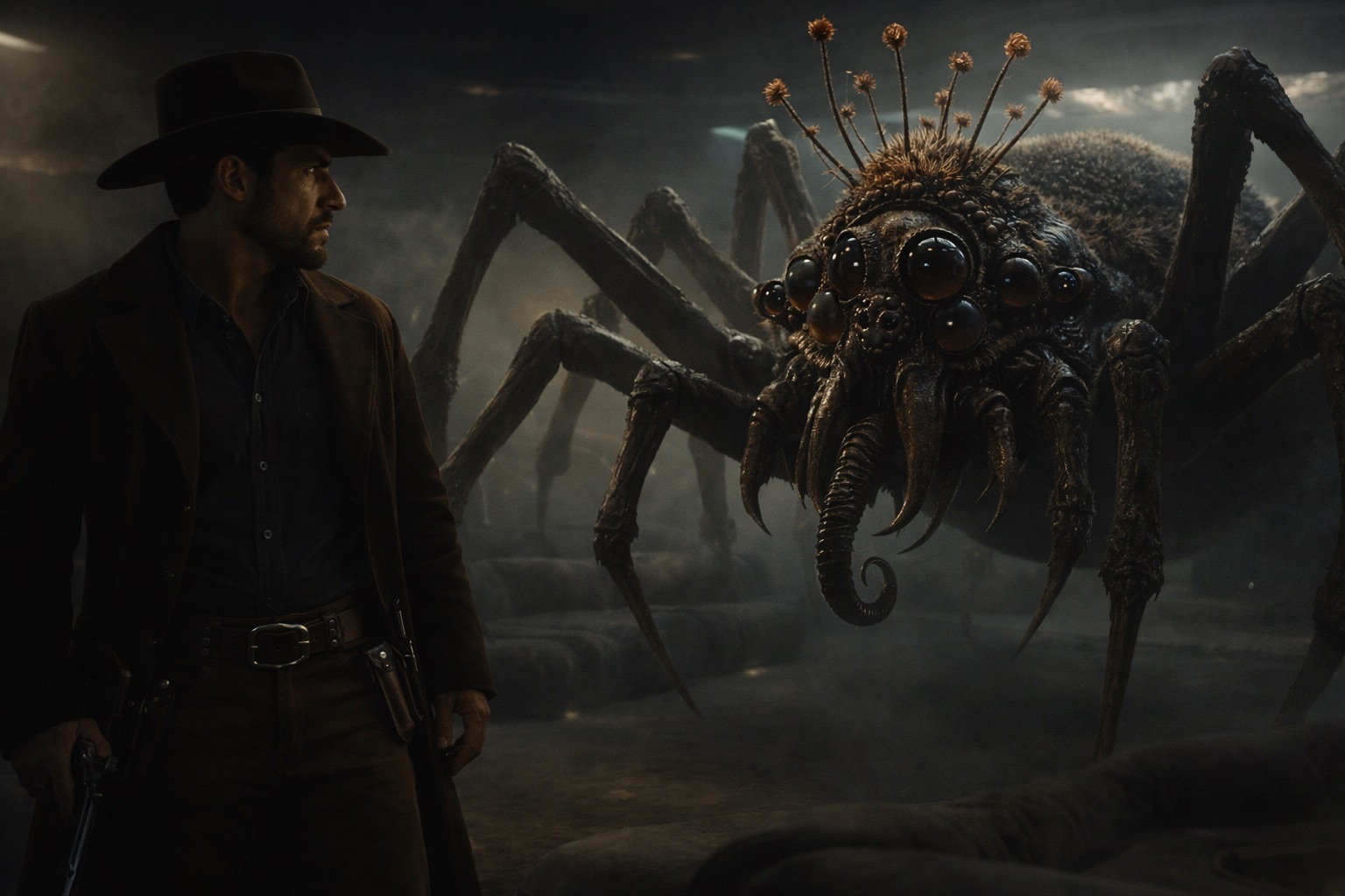 Chapitre XV - Dans les entrailles du brouteur, Jod rencontre une ARAGNE bienveillante, la capitaine